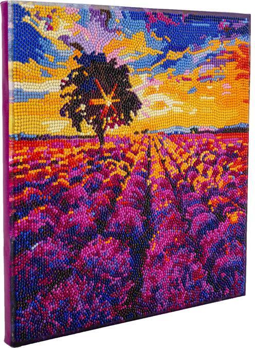 Actual product image Craft Buddy Canvas picture lavender field 30x30 cm