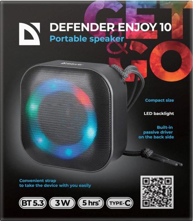 Produktbild Defender ENJOY 10 3W Bluetooth-Lautsprecher (5 h)