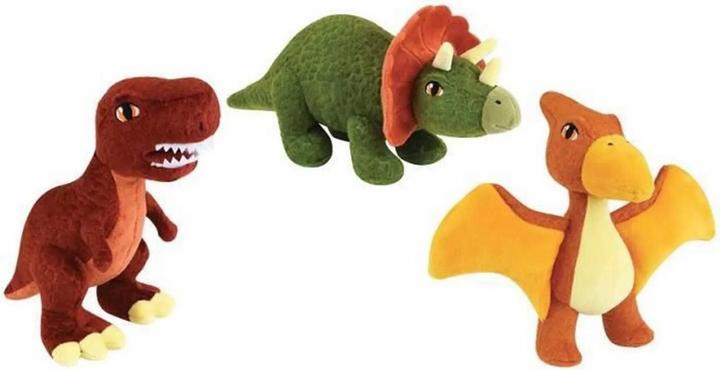 Produktbild Jemini plüschtiere les jeminosaures trex,pteranodon,triceratops (x3) (18 cm)