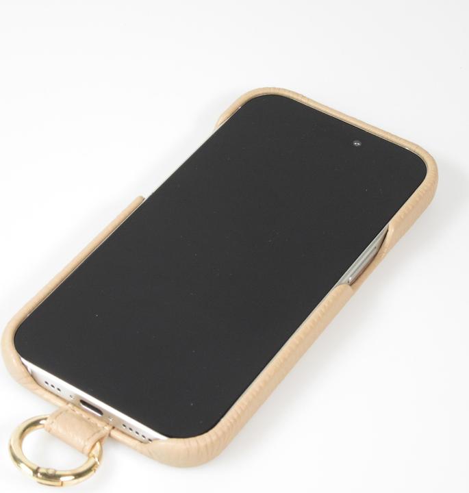 Actual product image PhoneLook Premium Luxury case with adjustable and detachable leather strap + MagSafe (Apple iPhone 14 Pro)