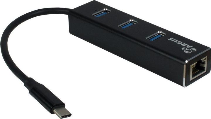 Intertech Argus IT-410 Lan Adapter (USB-C, 4 Ports)