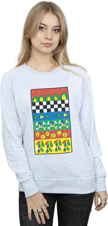 Immagine prodotto Disney Donald Duck Vintage Pattern Felpa Donna (S)