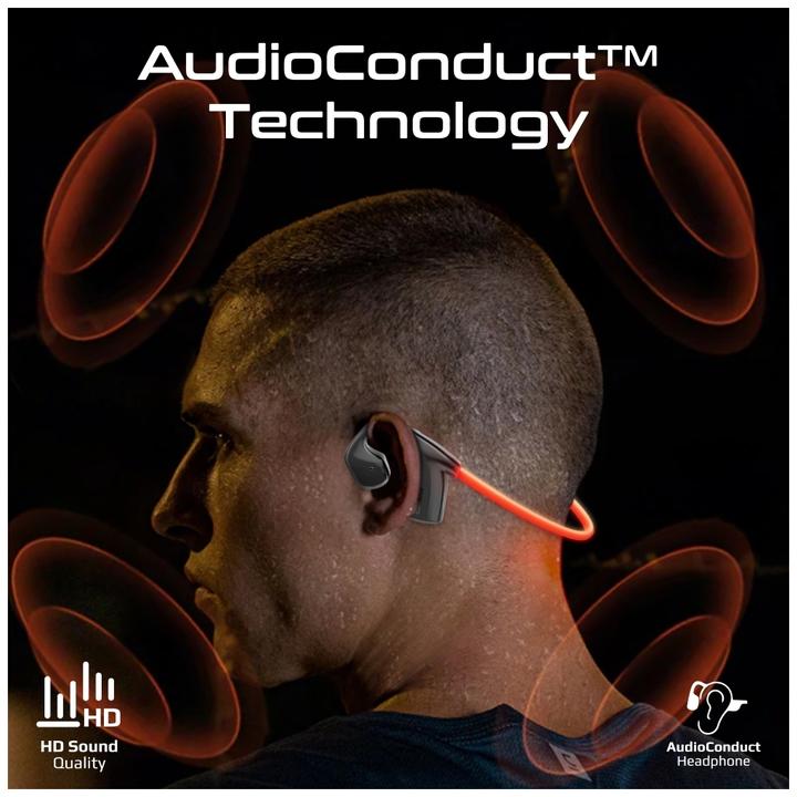 Produktbild ProMate RippleGlow-Black Bluetooth Kopfhörer (18 h, Kabellos)