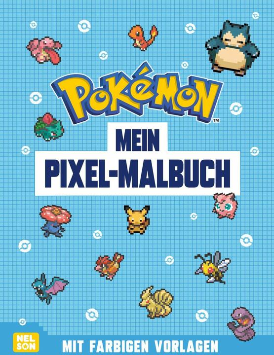 Actual product image Pokémon Activity Book: My Pixel Colouring Book