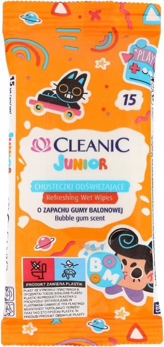 Immagine prodotto Cleanic Salviette rinfrescanti Junior, 15 pezzi