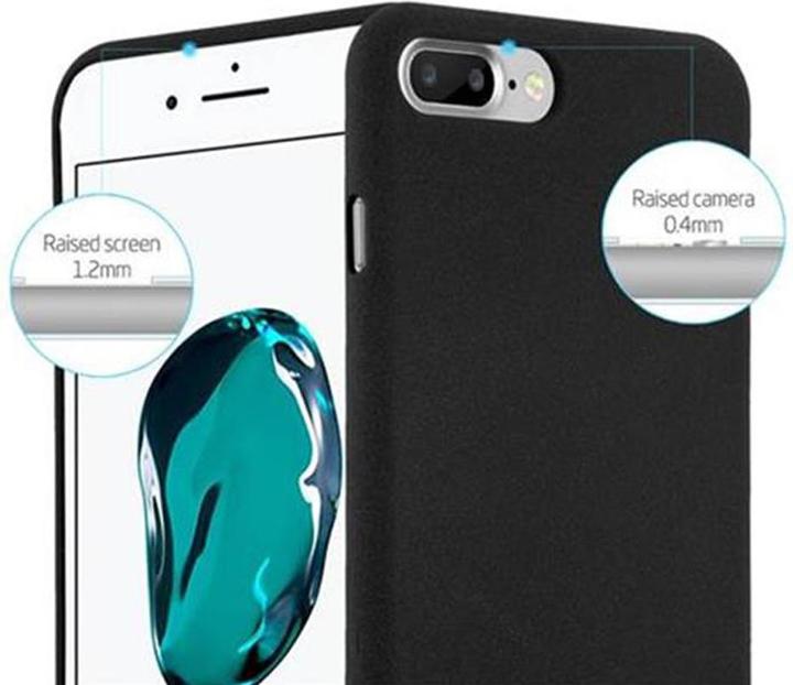 Productafbeelding Cadorabo TPU Frosted Cover (Apple iPhone 7 Plus, Apple iPhone 7s Plus)