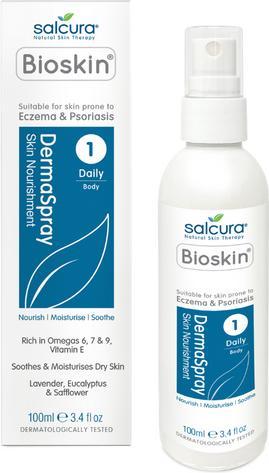 Image du produit Salcura Skincare Bioskin DermaSpray Crème hydratante pour le corps Unisexe 250 ml (Crème pour le corps, 250 ml)