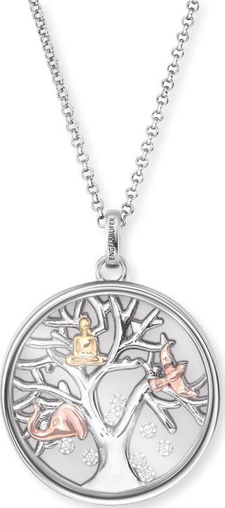 Immagine prodotto Engelsrufer Collana con cuore di fiore della vita (Argento 925, 50 cm)