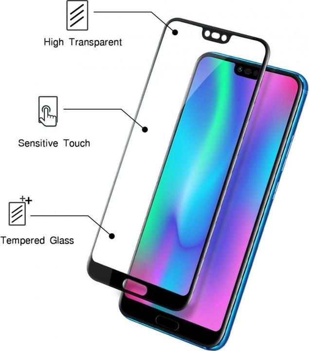 Immagine prodotto Screenguard Honor 10 Pellicola protettiva di vetro a schermo intero 2.5D 9H (1 Pezzo/i, Honor 10)