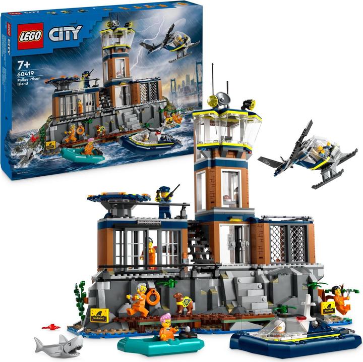 Actual product image LEGO 60419 Police Station on Prison Island (60419, LEGO City)