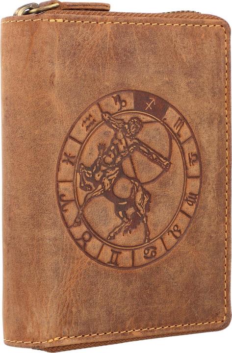 Image du produit Greenburry Porte-monnaie Vintage Signe du zodiaque en cuir 10 cm