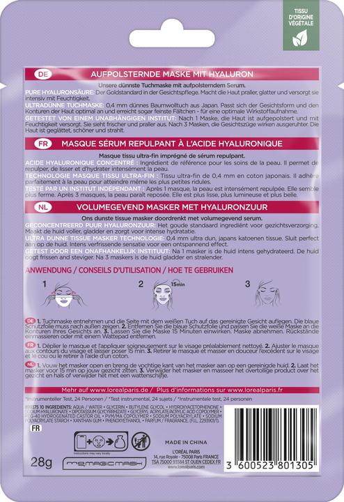Nährwerte und Zutaten L'Oréal Paris Revitalift