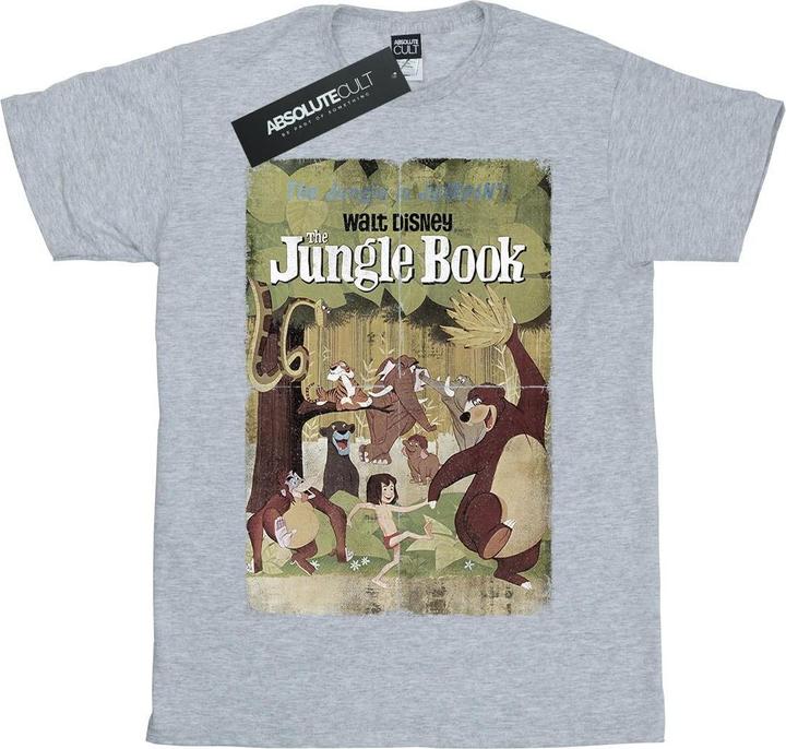 Immagine prodotto Disney The Jungle Book Retro Poster Maglietta Ragazzi (140, 146)