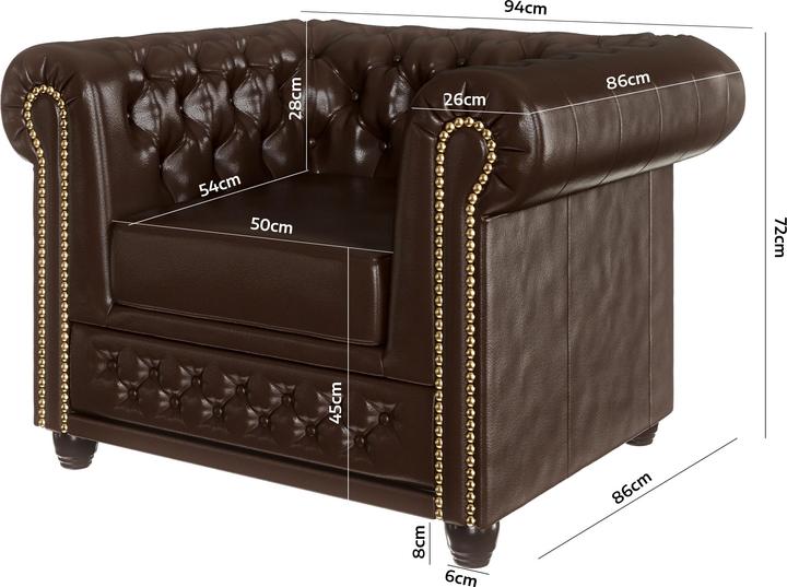 Actual product image Ropez York (1-seater, 2 person sofa, 3-seater, Upholstery set)