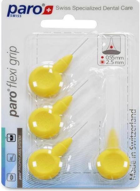 Produktbild Paro Flexi Grip 2.5mm xx-fine gelb zylindrisch (4 x, 2.50 mm)