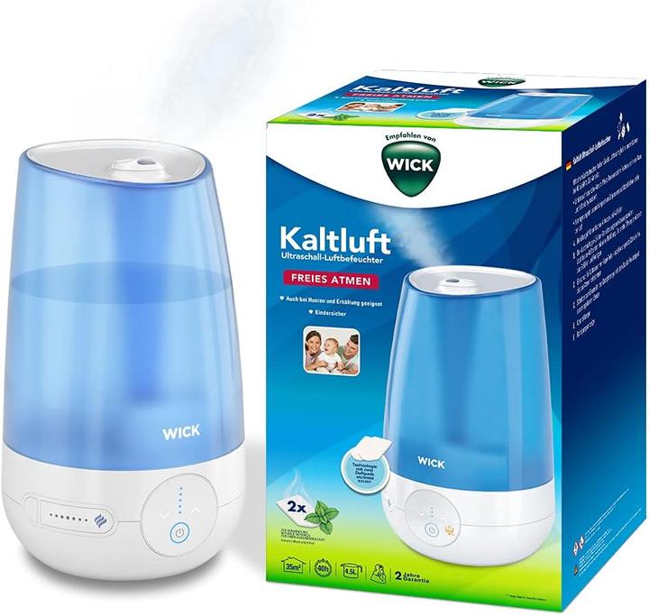 Produktbild Wick Kaltluft Ultraschall Luftbefeuchter 21 W (35 m²)