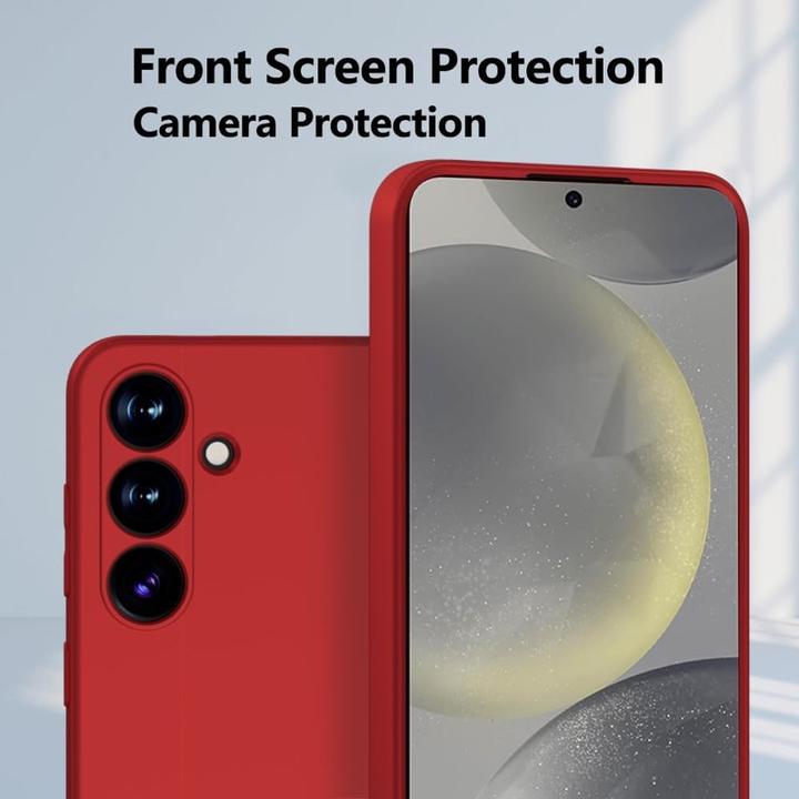 Produktbild X-Level Samsung Galaxy S25 Edge - Thin Backcase, Silikon Hülle in Rot (Samsung Galaxy S25 Edge)
