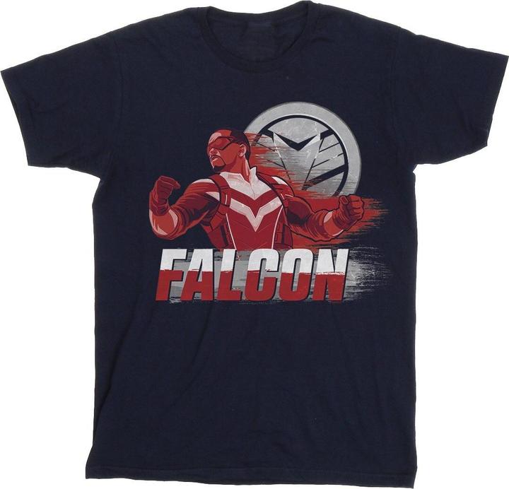 Produktbild The Falcon And The Winter Soldier Falcon Red Fury TShirt (4XL)