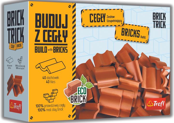 Trefl Costruire con i mattoni. Set aggiuntivo con 40 mattoncini ECO