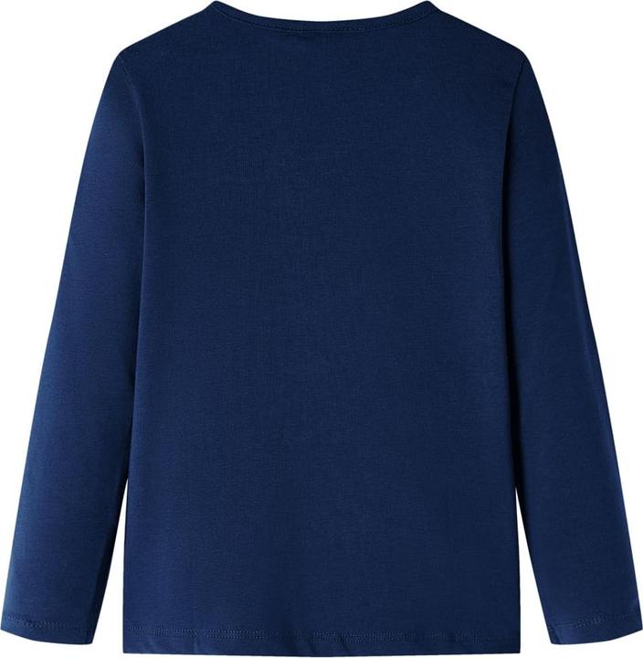 Produktbild VidaXL Kinder-Langarmshirt Marineblau 116,Material: 95 % Baumwolle (116)