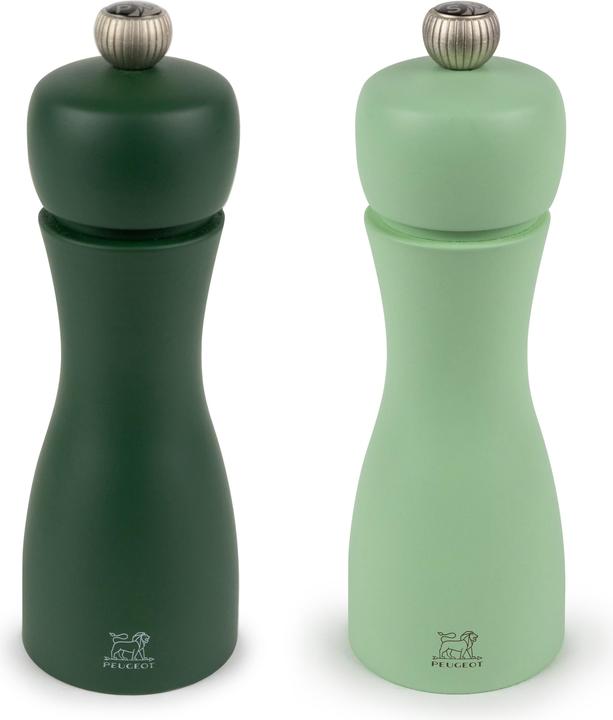 Productafbeelding Peugeot Pepermolen Zoutmolen TAHITI Duo Set 15 cm ELEMENTEN WATER (Peper, Zout)