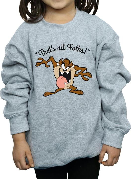 Immagine prodotto Looney Tunes Taz That's All Folks Felpa Ragazze (116)