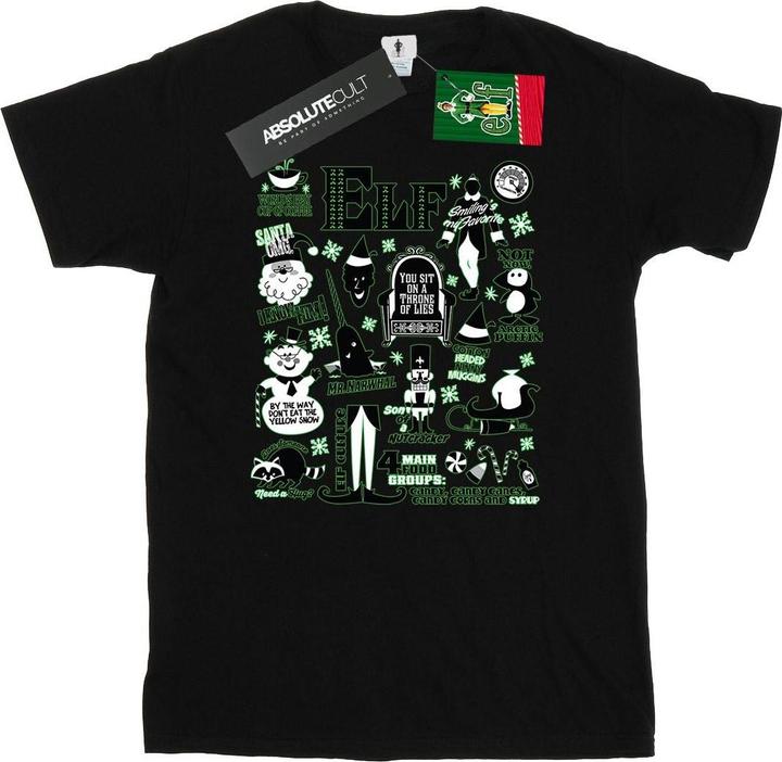 Elf Infographic Poster TShirt (3XL)