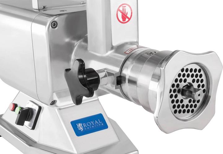 Actual product image Royal Catering Stainless Steel Meat Grinder - 220 kg/hr - EXPERT