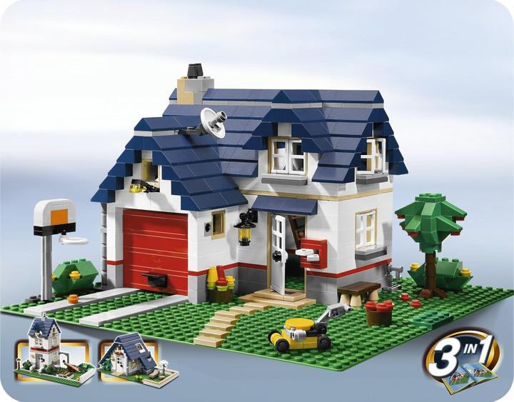 Produktbild LEGO Haus mit Garage (5891, LEGO Creator 3-in-1)