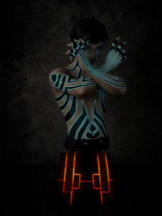 Actual product image Furyu Shin Megami Tensei III: Nocturne Bust 1/1 Hitoshura 100 cm