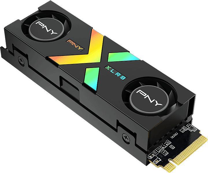 Immagine prodotto PNY CS3150 XLR8 Gaming Epic-X 1TB SSD M.2 GEN5 NVMe RGB Heatsink (1000 GB, M.2 2280)
