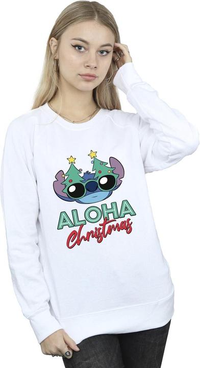 Actual product image Disney Womens/Ladies Lilo And Stitch Christmas Tree Shades Sweatshirt (XL)