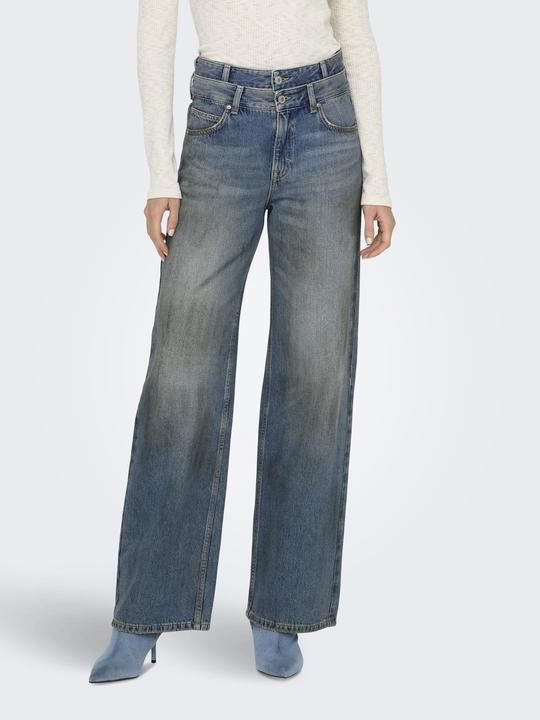 Immagine prodotto Only ONLESME-HOPE Super-High Waist Weiter Beinschnitt Jeans Jeans mit weitem Bein (W29/L32)