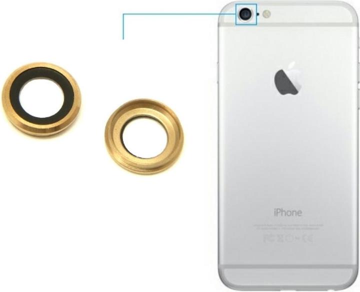 Image du produit Foxconn iPhone 6S Plus Camera Glass Lens Ring Camera Lens Cover gold (IPhone 6S Plus)