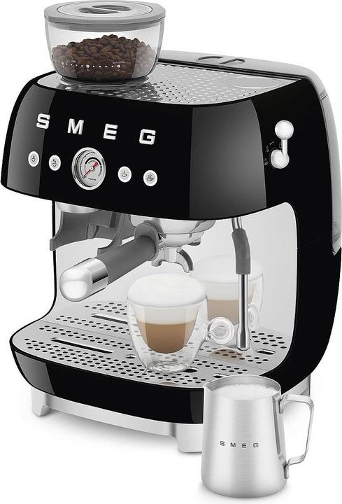 Productafbeelding Smeg EGF03BLEU Espressomachine, volautomatische koffiemachine jaren 50 stijl, zwart