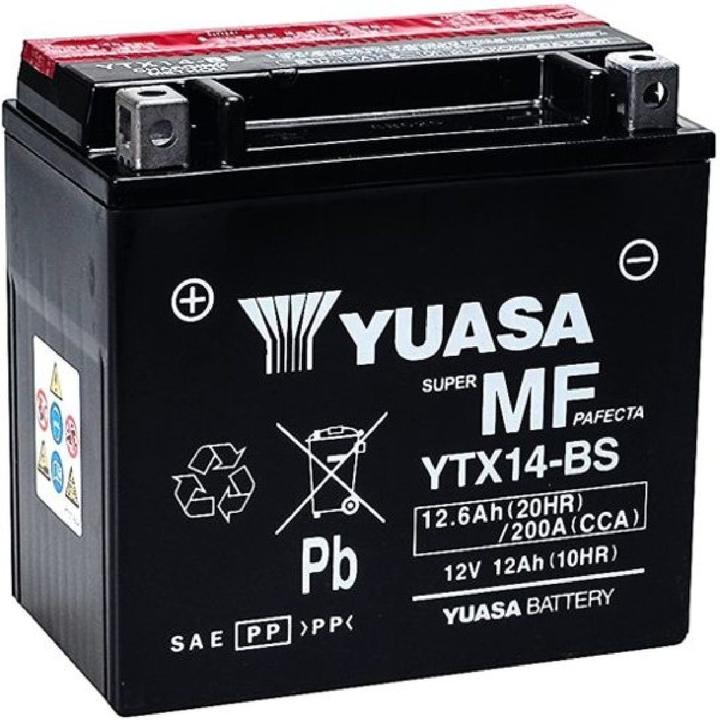 Actual product image Yuasa YTX14 (12 V, 12 Ah, 200 A)