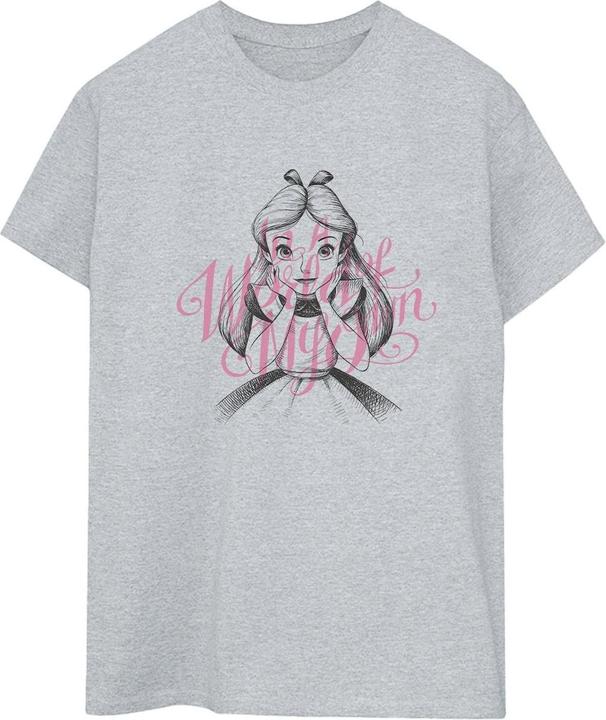 Image du produit Disney - T-shirt ALICE IN WONDERLAND IN A WORLD OF MY OWN - Femme (XXL)