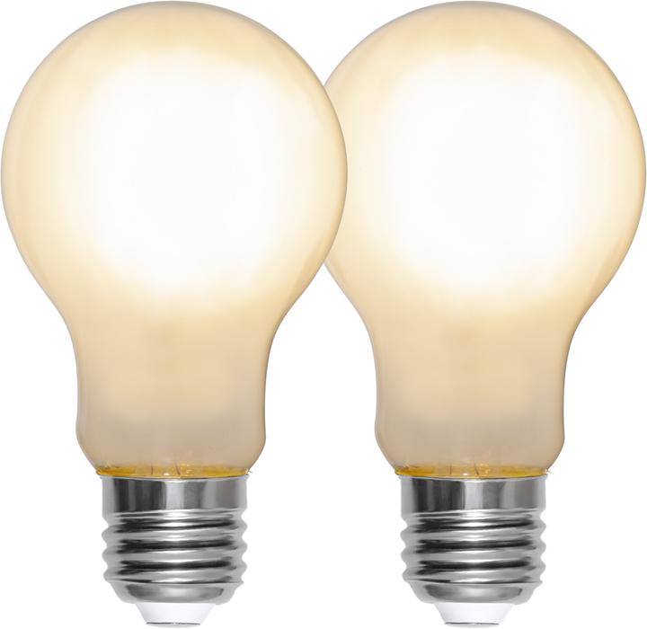 Immagine prodotto Star Trading Lampada LED E27 smerigliata Duo Pack (E27, 4.50 W, 470 lm, F)