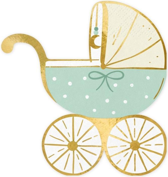 Image du produit Partydeco Napkins (20 x, 14 x 15 cm)