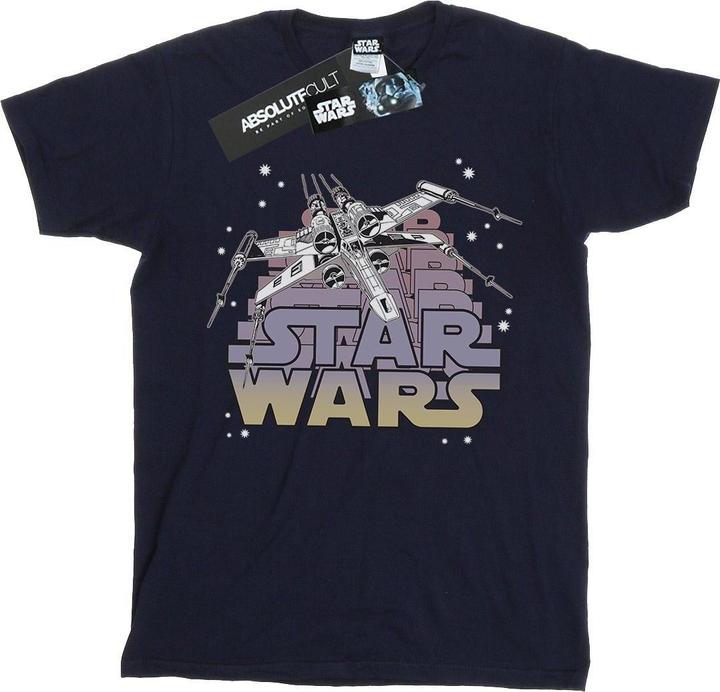 Actual product image Star Wars Boys X-Wing Starfighter T-Shirt (140, 146)