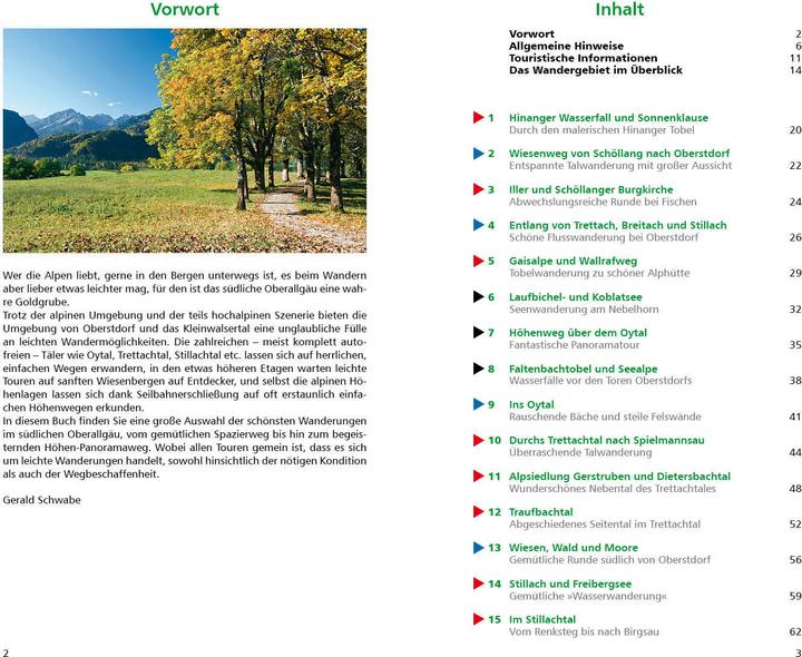 Valori nutrizionali e ingredienti Leichte Wanderungen Oberstdorf - Kleinwalsertal (Tedesco, Gerald Svevo, 2022)