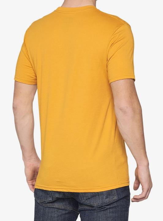 Actual product image 100% Men's Essential T-Shirt, Goldenrod, M (M)