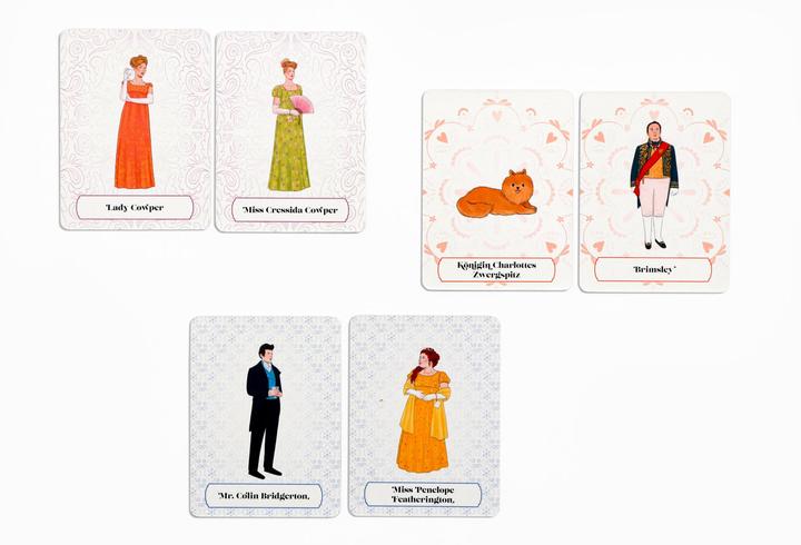 Actual product image Bridgerton dating (German)