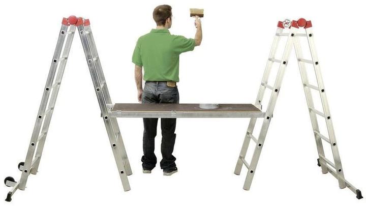 Actual product image Hailo 1-2-3 500 combi (Platform ladder, 170 cm)