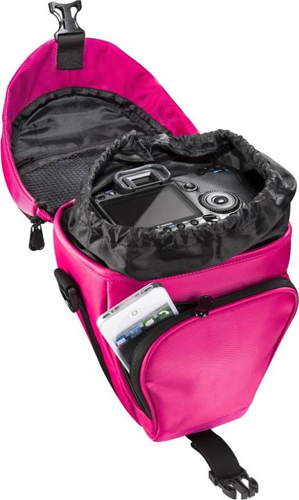 Actual product image mantona Premium colt bag pink (Camera shoulder bag, Kamera Bereitschaftstasche, 1 l)