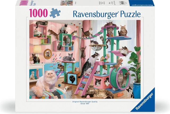 Actual product image Ravensburger Cat Tree Heaven (1000 pieces)