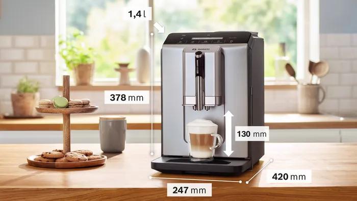 Produktbild Bosch Hausgeräte 2 Espresso volautomaat VeroCafe Silk Silver TIE20301
