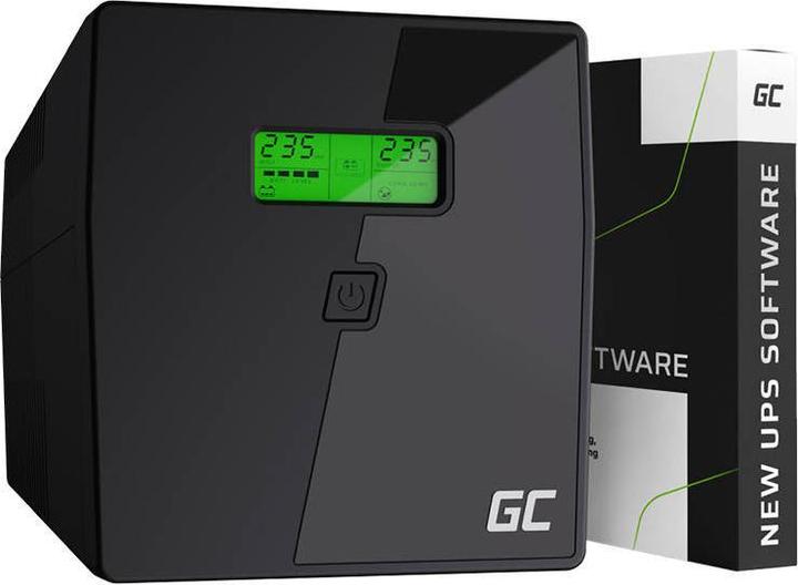 Produktbild GreenCell Cell UPS03 Unterbrechungsfreie Stromversorgung (USV) Line-Interaktiv 1999 VA 4 AC-Ausgänge (2.00 VA, 600 W, Line-Interaktiv USV)
