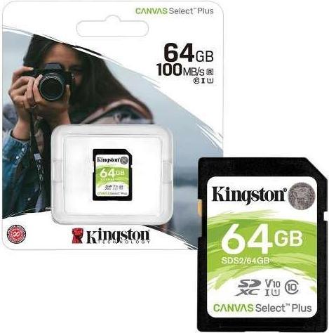 Produktbild Kingston Canvas Select Plus (64 GB, SDXC, U3, UHS-I)