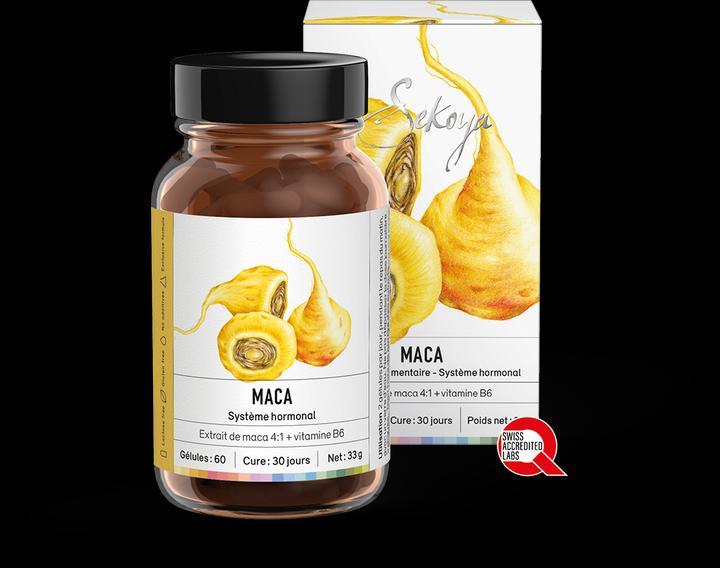 Actual product image Sekoya Maca | Against menopausal symptoms (60 Piece, Capsules)